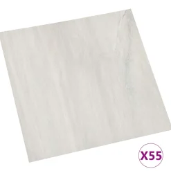 vidaXL Vloerplanken Crème 5,11 m² 55 st PVC