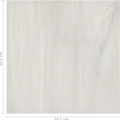 vidaXL Vloerplanken Crème 5,11 m² 55 st PVC