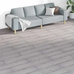 vidaXL Vloerplanken Donkergrijs 5,26 m² 18 st PVC