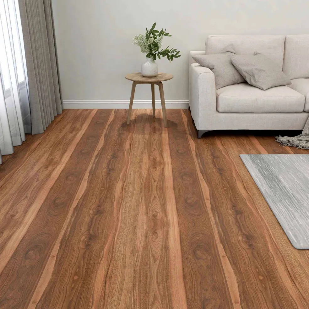 vidaXL Vloerplanken Donker Hout 5,11 m² 55 st PVC