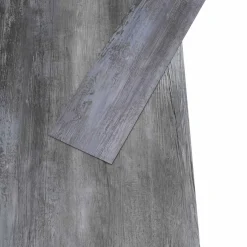 vidaXL Vloerplanken Glanzend Grijs 5,02 m² 36 st PVC