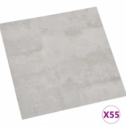 vidaXL Vloerplanken Grijs en Lichtgrijs 5,11 m² 55 st PVC
