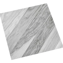 vidaXL Vloerplanken Grijs 5,11 m² 55 st PVC