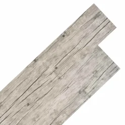 vidaXL Vloerplanken Grijs 5,26 m² 18 st PVC