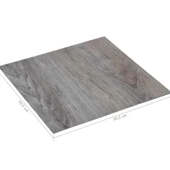 vidaXL Vloerplanken Licht Bruin 5,11 m² 55 st PVC