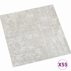 vidaXL Vloerplanken Wit en Hout 5,11 m² 55 st PVC