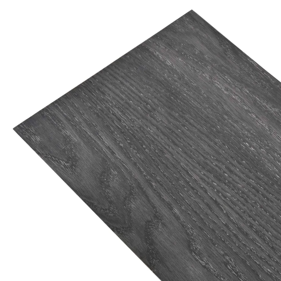vidaXL Vloerplanken Zwart en Wit 5,26 m² 18 st PVC
