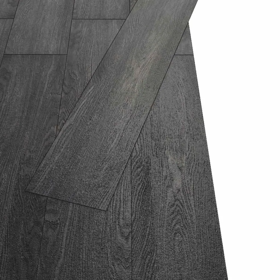 vidaXL Vloerplanken Zwart en Wit 5,26 m² 18 st PVC