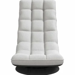 vidaXL Vloerstoel draaibaar 70x51x79 cm stof wolkengrijs