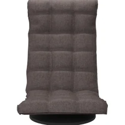 vidaXL Vloerstoel draaibaar stof taupe