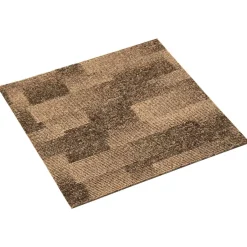 vidaXL Vloertapijt 20 st Bruin 50 x 50 cm PP Laagpolig