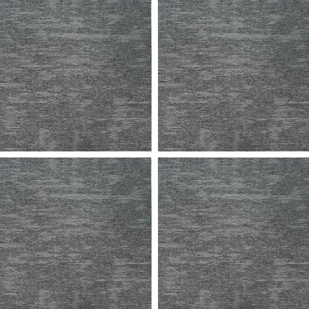 vidaXL Vloertegel Rockgrijs 50 x 50 cm 4 st PP en Bitumen