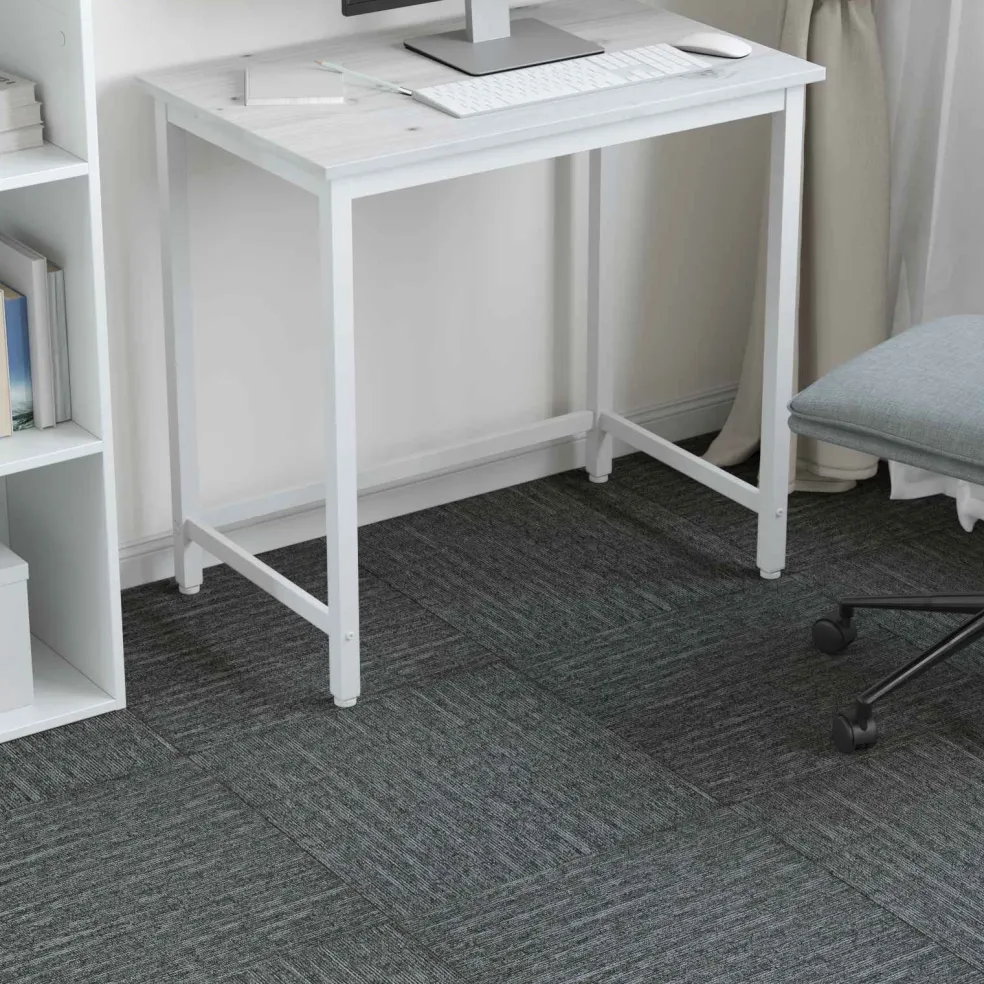 vidaXL Vloertegel Rockgrijs 50 x 50 cm 4 st PP en Bitumen