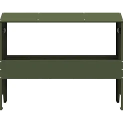 vidaXL Voederbak voor vee Olijfgroen 79 x 35 x 62 cm 15 kg