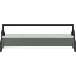 vidaXL Voederbak voor vee zilver 111 x 76 x 38 cm 10 kg
