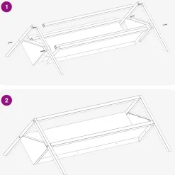 vidaXL Voederbak voor vee zilver 111 x 76 x 38 cm 10 kg