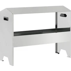 vidaXL Voederbak voor vee zilver 79 x 35 x 62 cm 15 kg