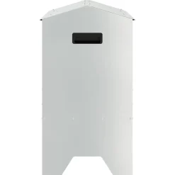 vidaXL Voederbak voor vee zilver 79 x 35 x 62 cm 15 kg