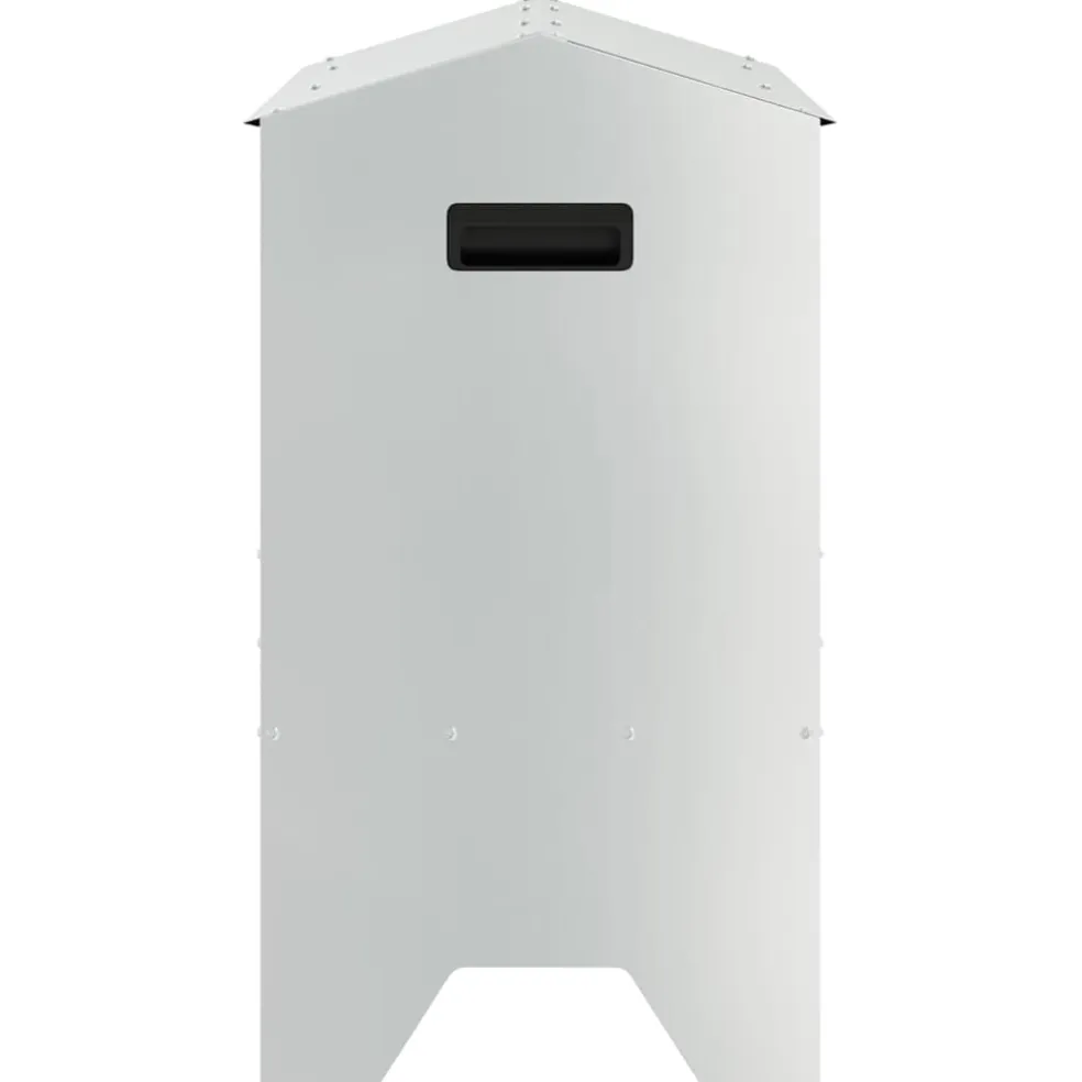 vidaXL Voederbak voor vee zilver 79 x 35 x 62 cm 15 kg