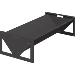 vidaXL Voederbak voor vee Zwart 108 x 50 x 28 cm 10 kg
