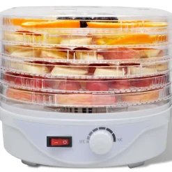 vidaXL Voedseldroger rond 250 W 6 lades
