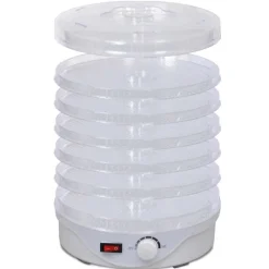 vidaXL Voedseldroger rond 250 W 6 lades