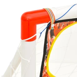 vidaXL Voetbaldoelenset met doelmuur 120x51x77,5 cm