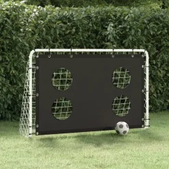 vidaXL Voetbaldoeltrainingsdoel 184x61x122 cm staal