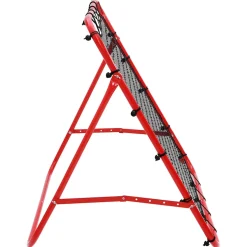 vidaXL Voetbal kickback rebounder verstelbaar 100x100 cm