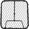vidaXL Voetbalrebounder verstelbaar 84x73x60-80 cm staal zwart