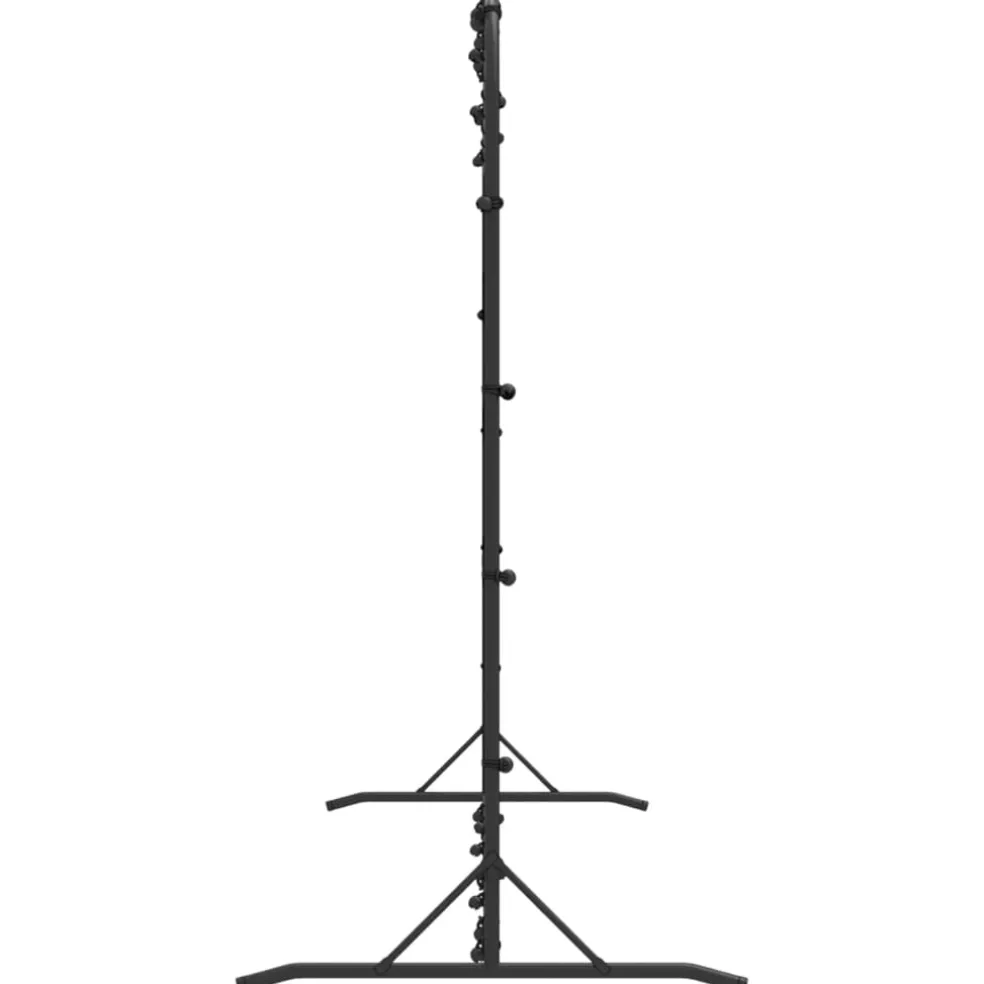 vidaXL Voetbal rebounder 366x90x183 cm HDPE zwart