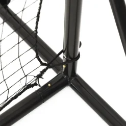 vidaXL Voetbal rebounder 366x90x183 cm HDPE zwart