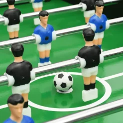 vidaXL Voetbaltafel inklapbaar 121x61x80 cm zwart