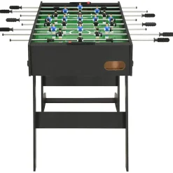 vidaXL Voetbaltafel inklapbaar 121x61x80 cm zwart