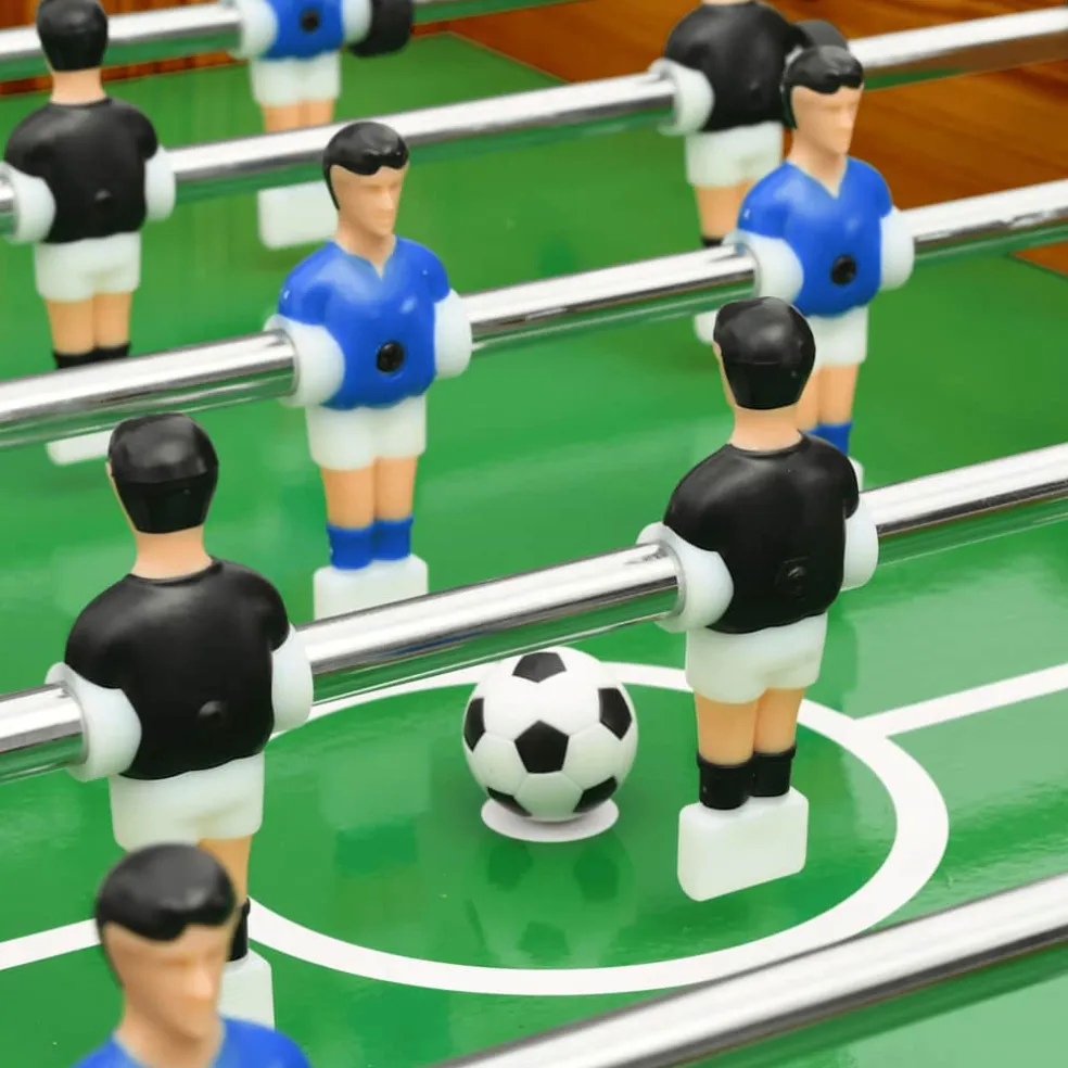 vidaXL Voetbaltafel inklapbaar 121x61x80 cm lichtbruin