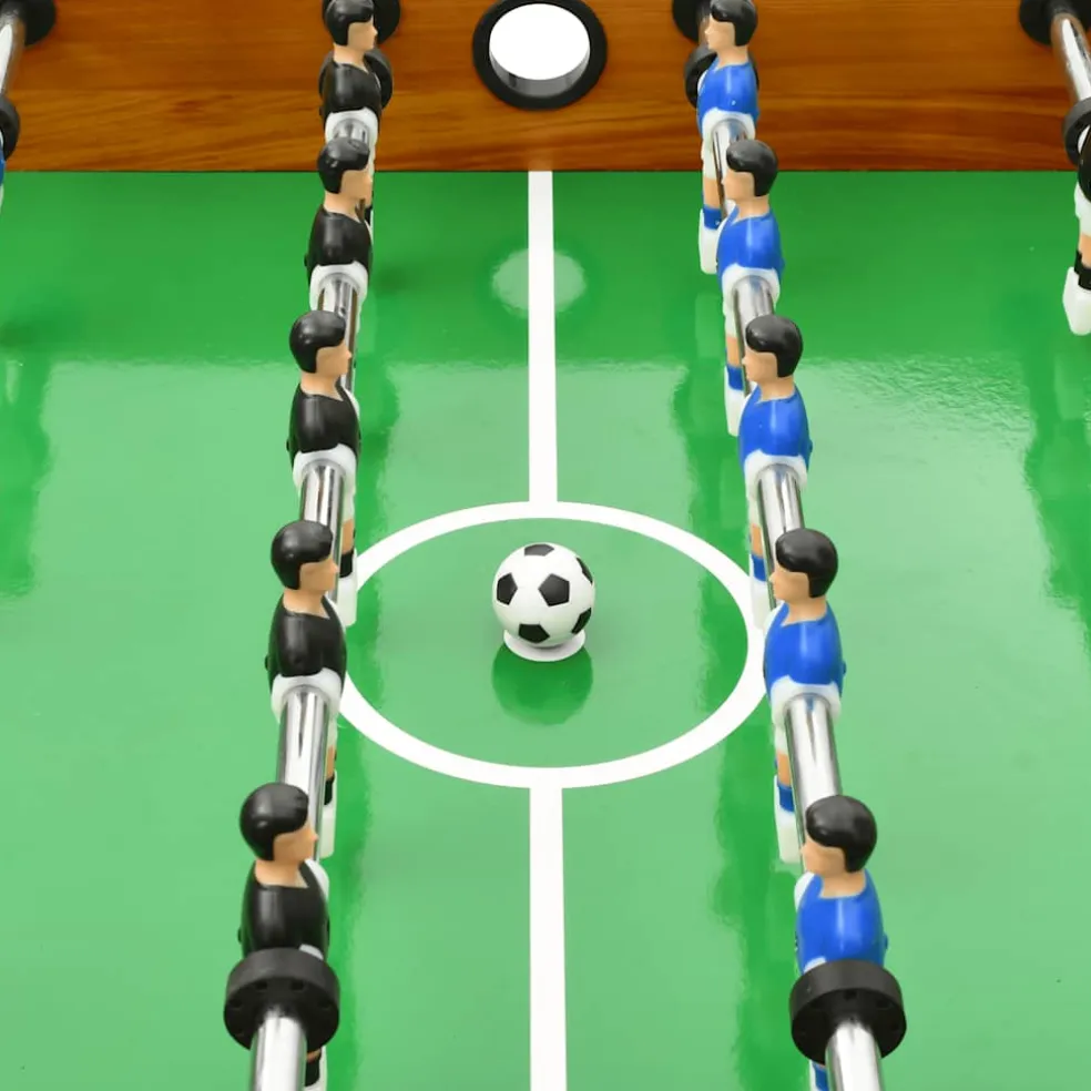 vidaXL Voetbaltafel inklapbaar 121x61x80 cm lichtbruin