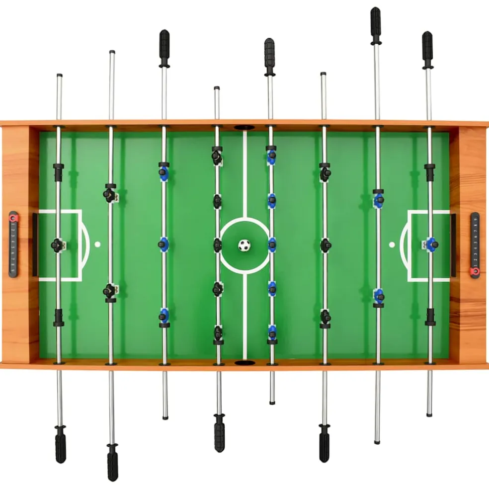 vidaXL Voetbaltafel inklapbaar 121x61x80 cm lichtbruin