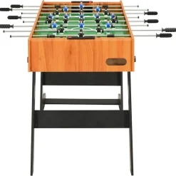 vidaXL Voetbaltafel inklapbaar 121x61x80 cm lichtbruin