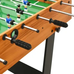 vidaXL Voetbaltafel inklapbaar 121x61x80 cm lichtbruin