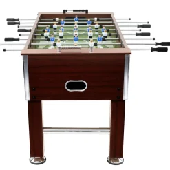vidaXL Voetbaltafel 60 kg 140x74,5x87,5 cm staal bruin