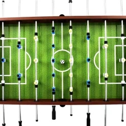 vidaXL Voetbaltafel 60 kg 140x74,5x87,5 cm staal bruin