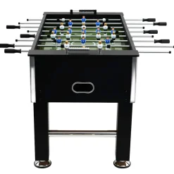 vidaXL Voetbaltafel 60 kg 140x74,5x87,5 cm staal zwart