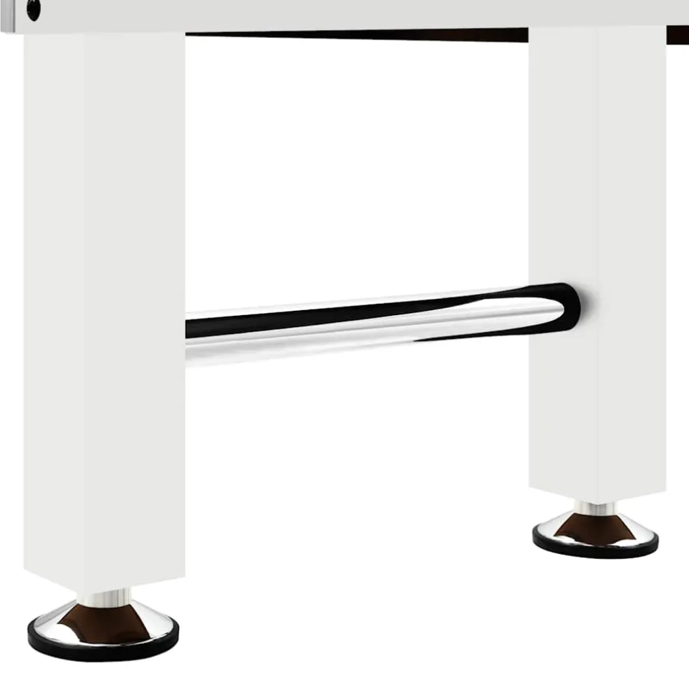 vidaXL Voetbaltafel 60 kg 140x74,5x87,5 cm staal wit