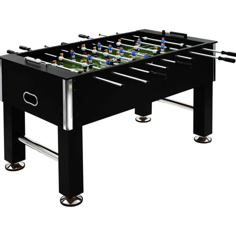vidaXL Voetbaltafelpoten 4 st chroom M10