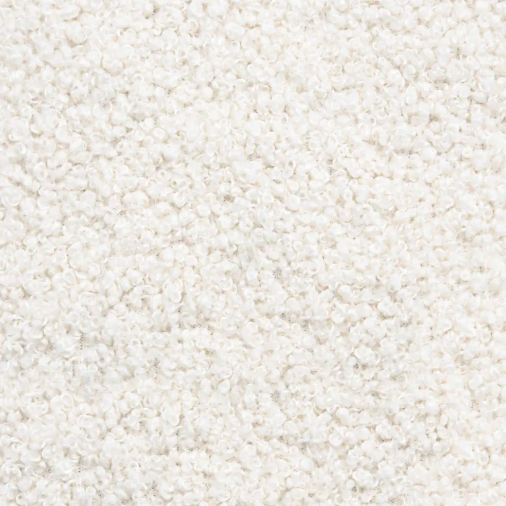 vidaXL Voetenbank Crèmekleurig 55 x 35 x 41 cm Bouclé