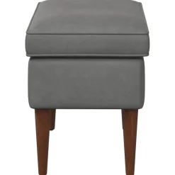 vidaXL Voetenbank Donkergrijs 55 x 35 x 41 cm Fluweel