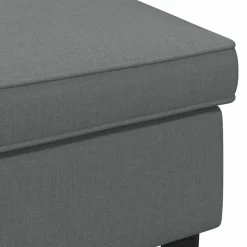 vidaXL Voetenbank Donkergrijs 55 x 35 x 41 cm Stof