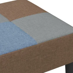 vidaXL Voetenbank patchwork 77x55x31 cm stof