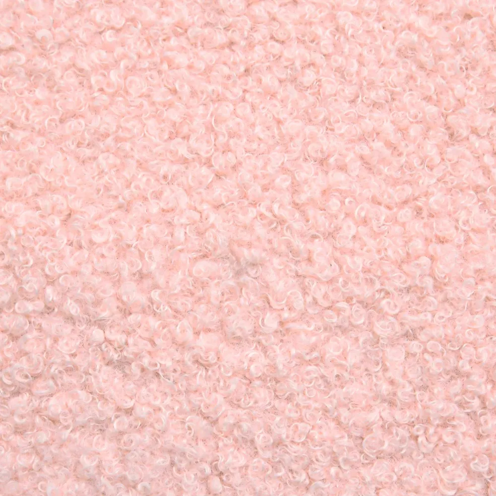 vidaXL Voetenbank Roze 55 x 35 x 41 cm Bouclé