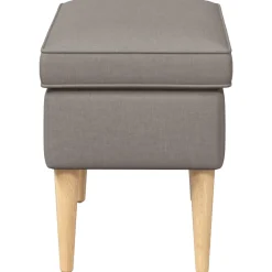 vidaXL Voetenbank Taupe 55 x 35 x 41 cm